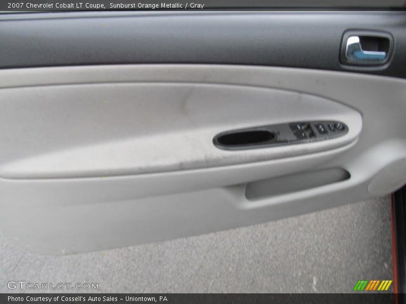 Sunburst Orange Metallic / Gray 2007 Chevrolet Cobalt LT Coupe
