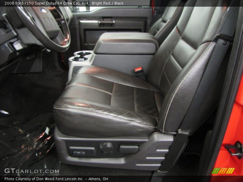 Bright Red / Black 2008 Ford F350 Super Duty FX4 Crew Cab 4x4