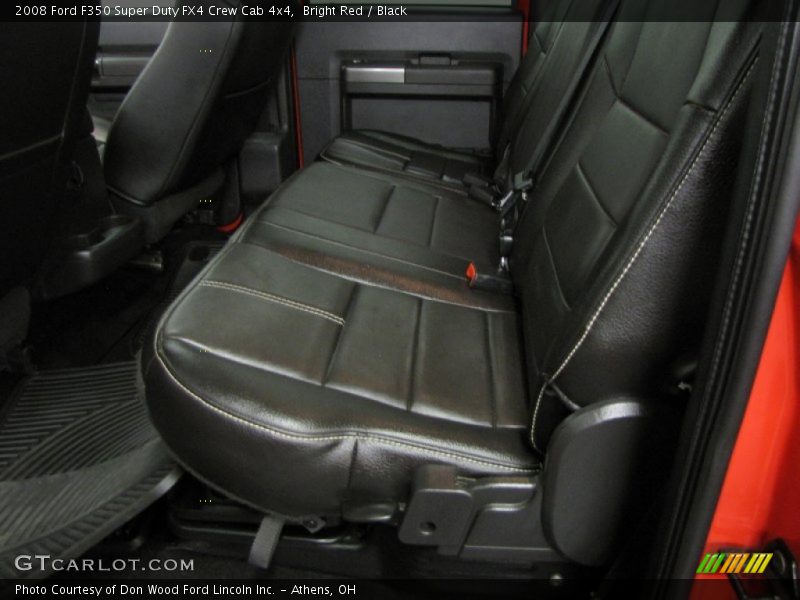 Bright Red / Black 2008 Ford F350 Super Duty FX4 Crew Cab 4x4