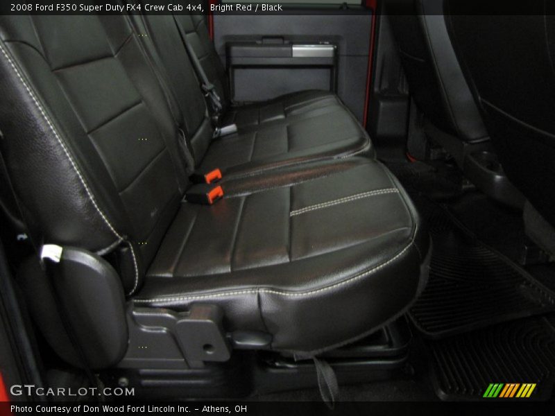 Bright Red / Black 2008 Ford F350 Super Duty FX4 Crew Cab 4x4