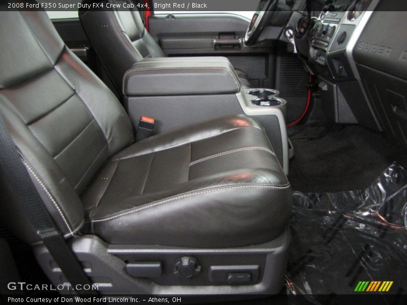 Bright Red / Black 2008 Ford F350 Super Duty FX4 Crew Cab 4x4