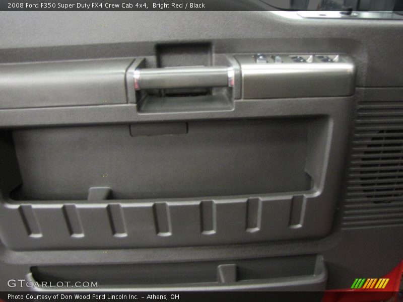 Bright Red / Black 2008 Ford F350 Super Duty FX4 Crew Cab 4x4