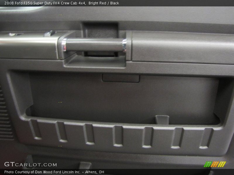 Bright Red / Black 2008 Ford F350 Super Duty FX4 Crew Cab 4x4