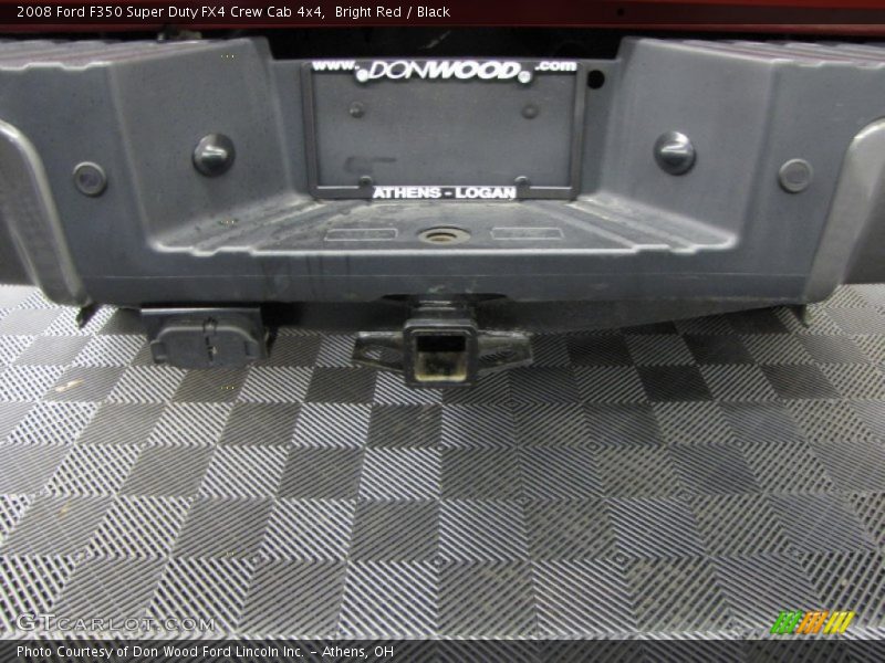 Bright Red / Black 2008 Ford F350 Super Duty FX4 Crew Cab 4x4
