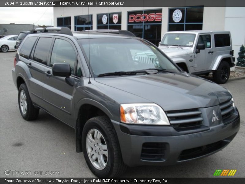 Titanium Gray Pearl / Charcoal Gray 2004 Mitsubishi Endeavor LS