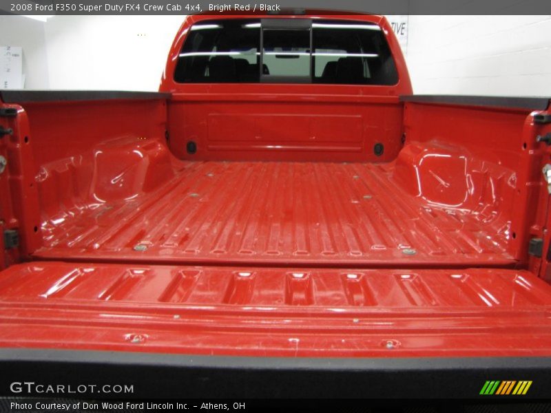 Bright Red / Black 2008 Ford F350 Super Duty FX4 Crew Cab 4x4
