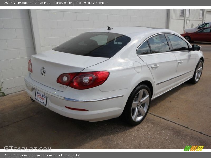 Candy White / Black/Cornsilk Beige 2012 Volkswagen CC Lux Plus