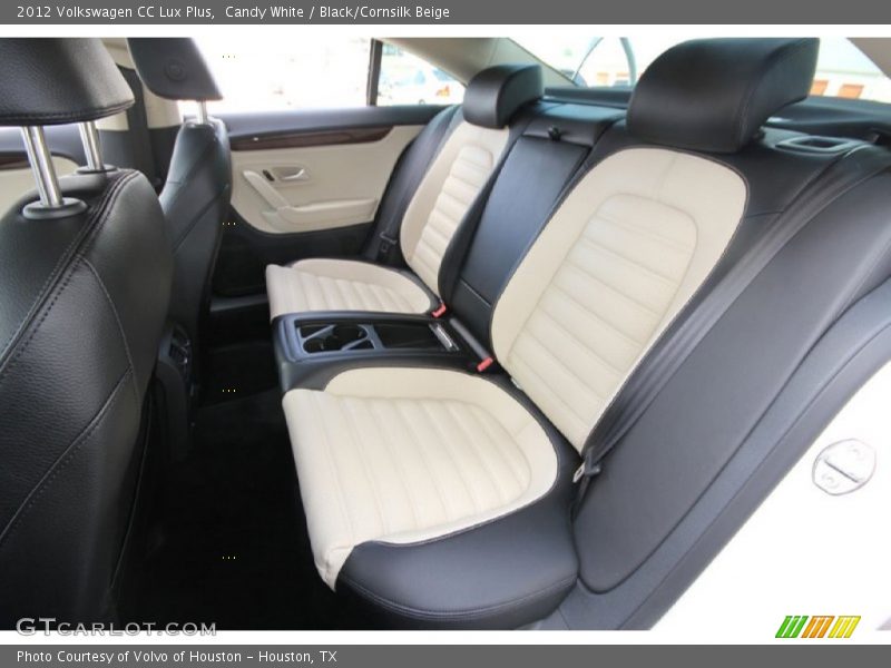 Candy White / Black/Cornsilk Beige 2012 Volkswagen CC Lux Plus