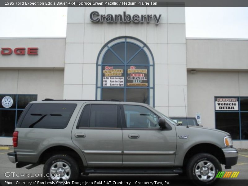 Spruce Green Metallic / Medium Prairie Tan 1999 Ford Expedition Eddie Bauer 4x4