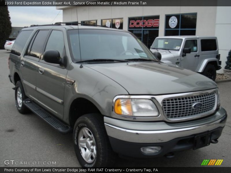 Spruce Green Metallic / Medium Prairie Tan 1999 Ford Expedition Eddie Bauer 4x4