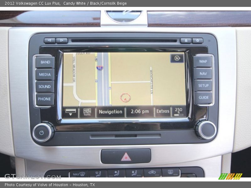 Candy White / Black/Cornsilk Beige 2012 Volkswagen CC Lux Plus