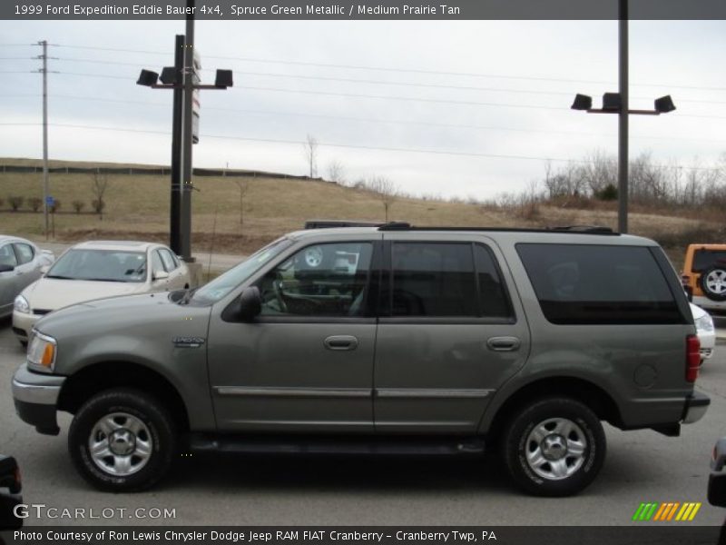 Spruce Green Metallic / Medium Prairie Tan 1999 Ford Expedition Eddie Bauer 4x4