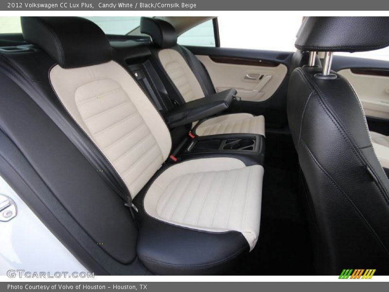 Candy White / Black/Cornsilk Beige 2012 Volkswagen CC Lux Plus