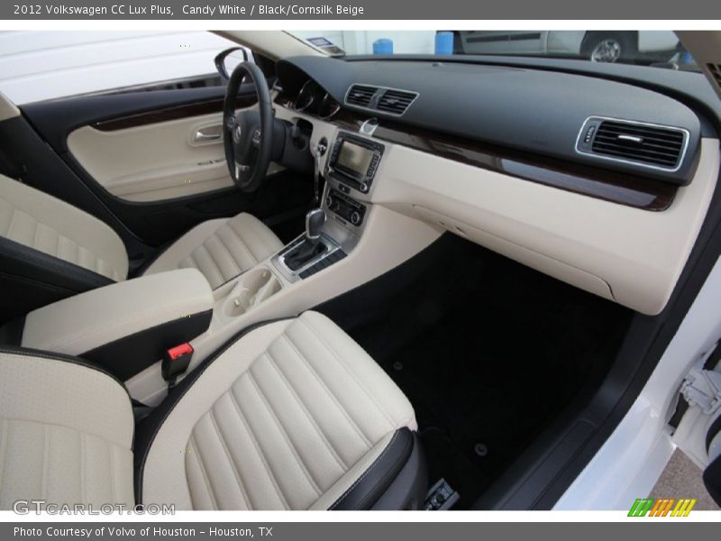 Candy White / Black/Cornsilk Beige 2012 Volkswagen CC Lux Plus