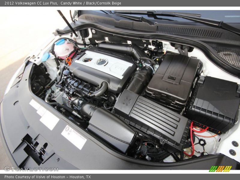 Candy White / Black/Cornsilk Beige 2012 Volkswagen CC Lux Plus