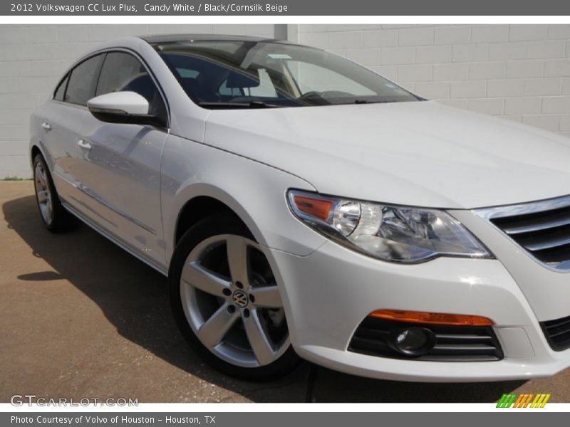 Candy White / Black/Cornsilk Beige 2012 Volkswagen CC Lux Plus