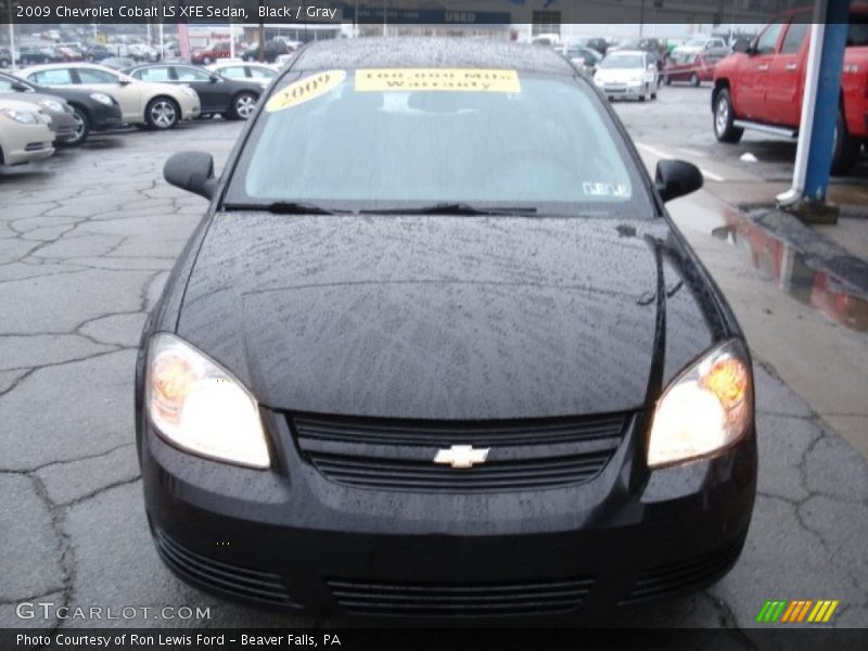 Black / Gray 2009 Chevrolet Cobalt LS XFE Sedan