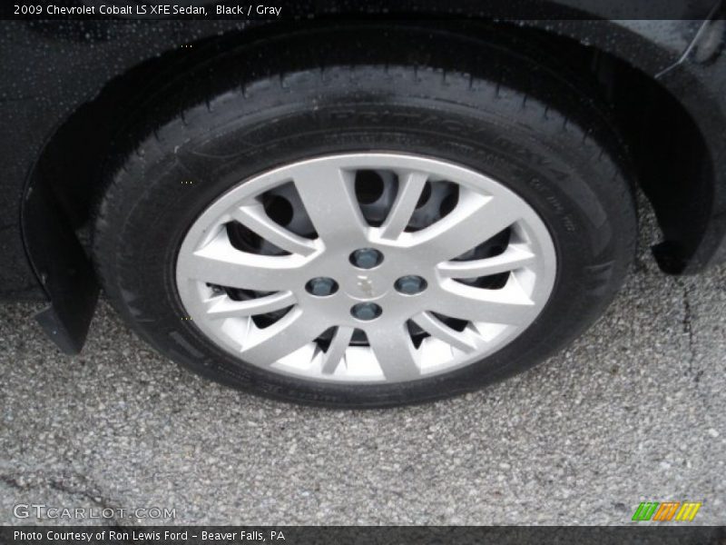 Black / Gray 2009 Chevrolet Cobalt LS XFE Sedan