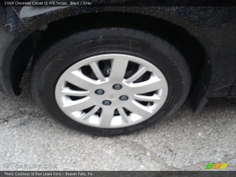 Black / Gray 2009 Chevrolet Cobalt LS XFE Sedan