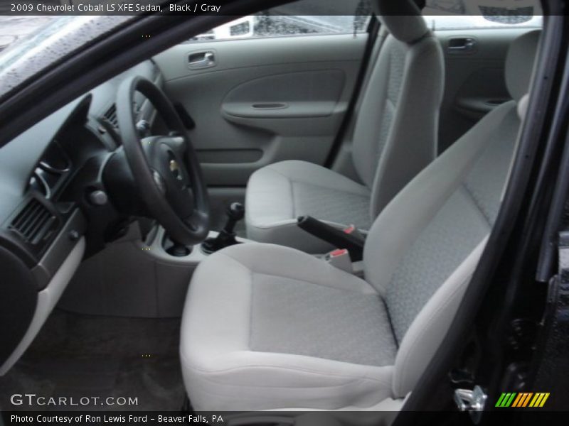 Black / Gray 2009 Chevrolet Cobalt LS XFE Sedan