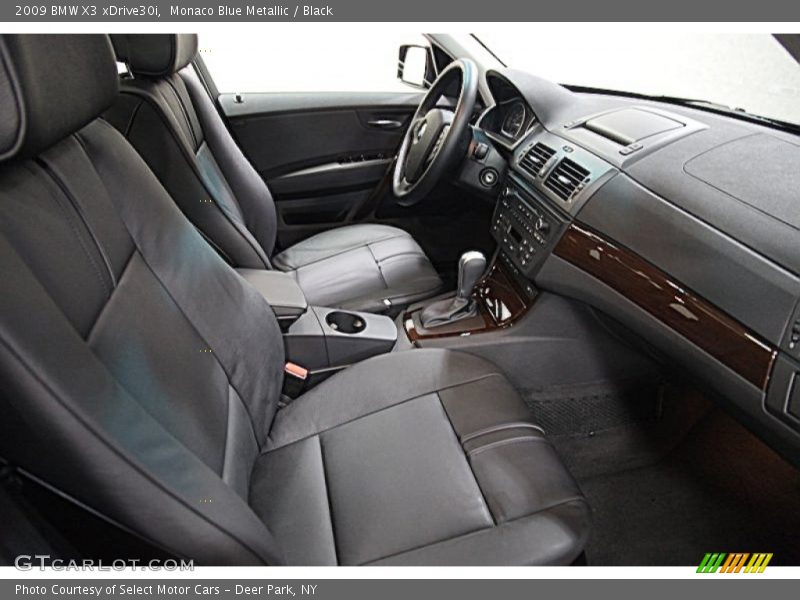 Monaco Blue Metallic / Black 2009 BMW X3 xDrive30i