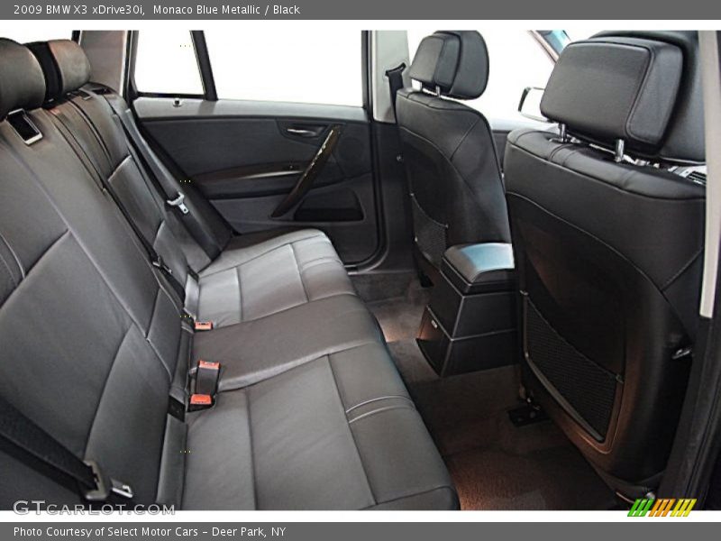 Monaco Blue Metallic / Black 2009 BMW X3 xDrive30i