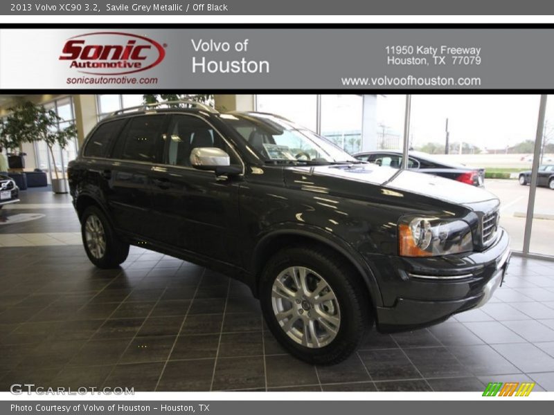 Savile Grey Metallic / Off Black 2013 Volvo XC90 3.2