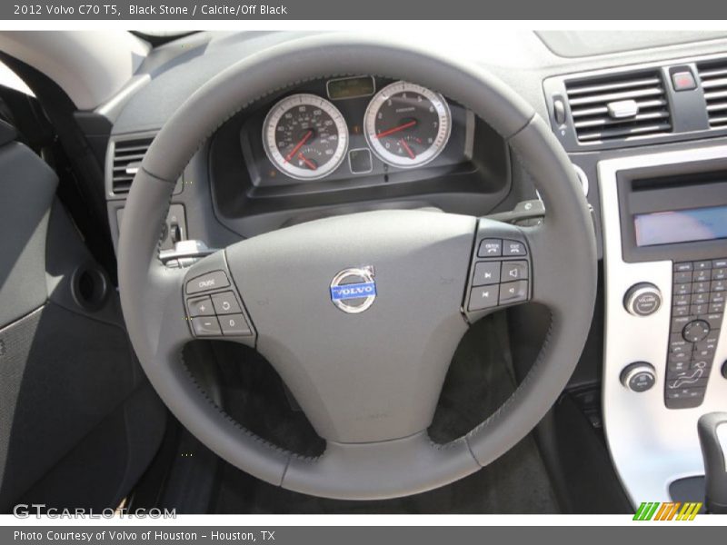 Black Stone / Calcite/Off Black 2012 Volvo C70 T5