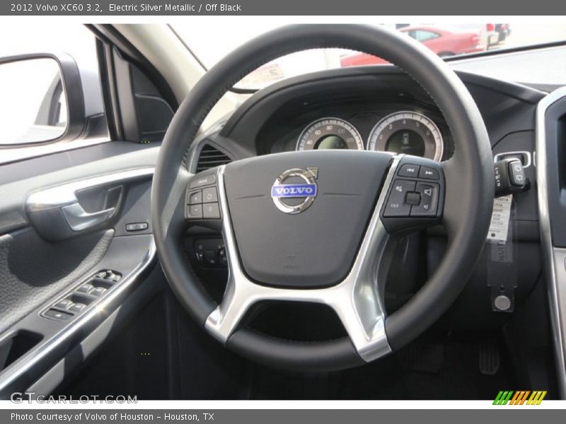 Electric Silver Metallic / Off Black 2012 Volvo XC60 3.2