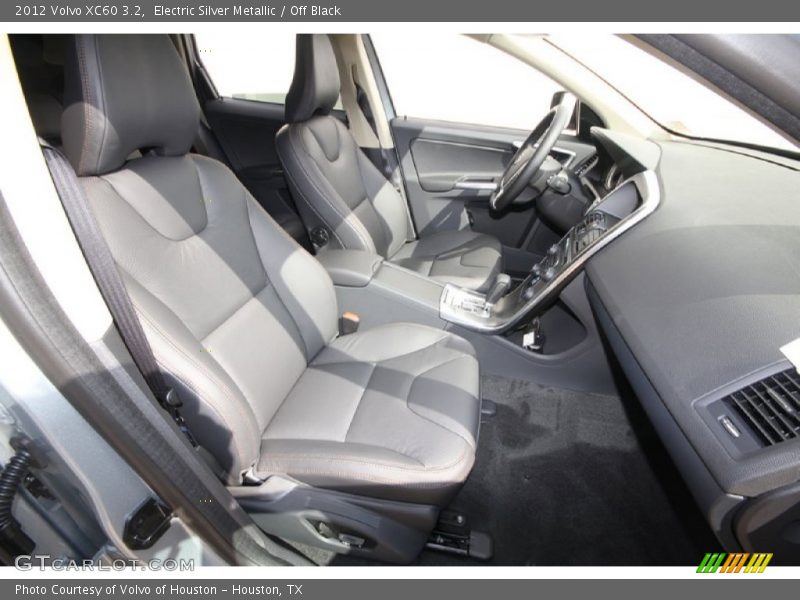 Electric Silver Metallic / Off Black 2012 Volvo XC60 3.2