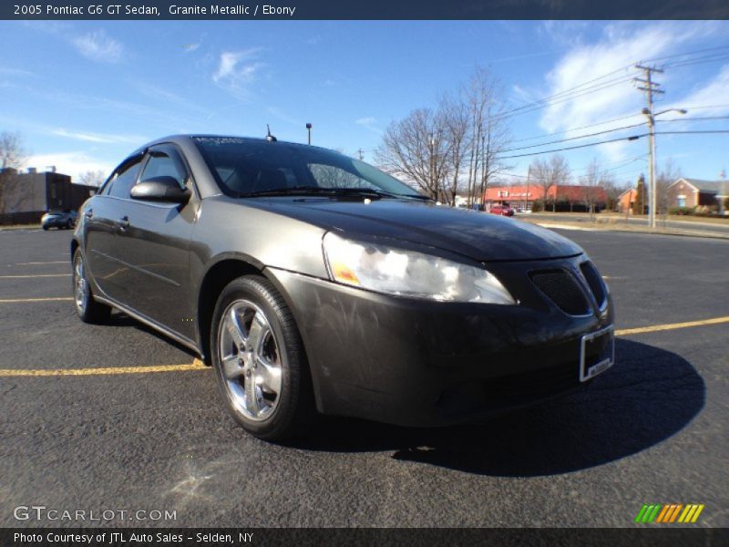 Granite Metallic / Ebony 2005 Pontiac G6 GT Sedan