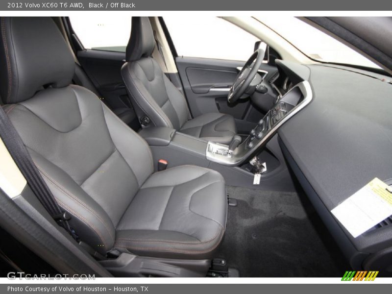 Black / Off Black 2012 Volvo XC60 T6 AWD