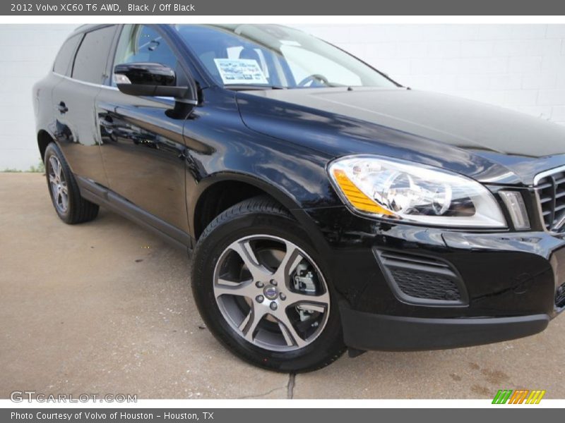 Black / Off Black 2012 Volvo XC60 T6 AWD