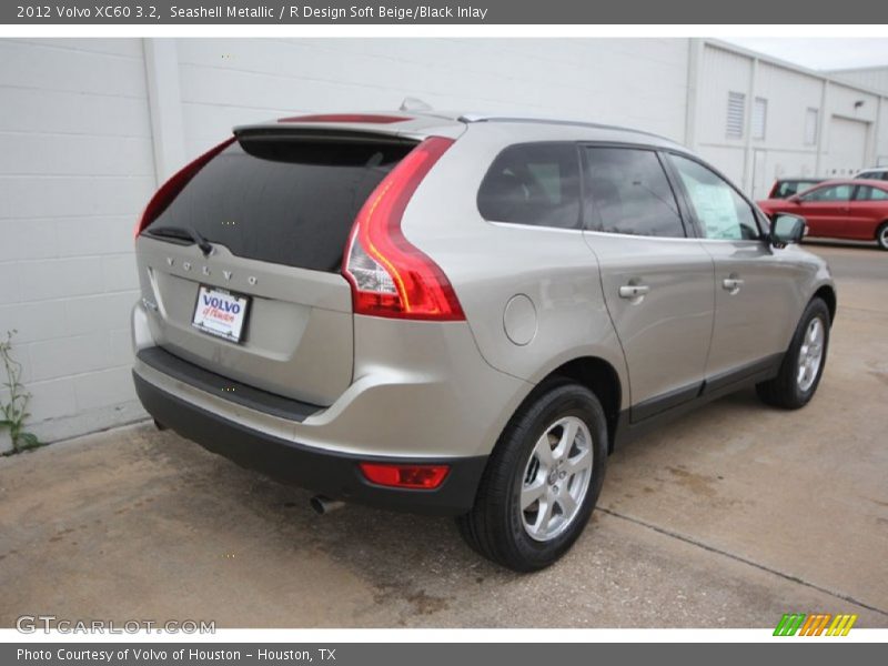 Seashell Metallic / R Design Soft Beige/Black Inlay 2012 Volvo XC60 3.2