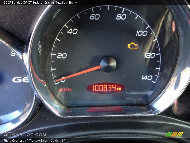 Granite Metallic / Ebony 2005 Pontiac G6 GT Sedan
