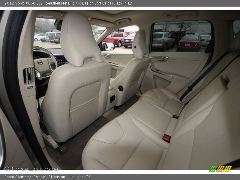 Seashell Metallic / R Design Soft Beige/Black Inlay 2012 Volvo XC60 3.2