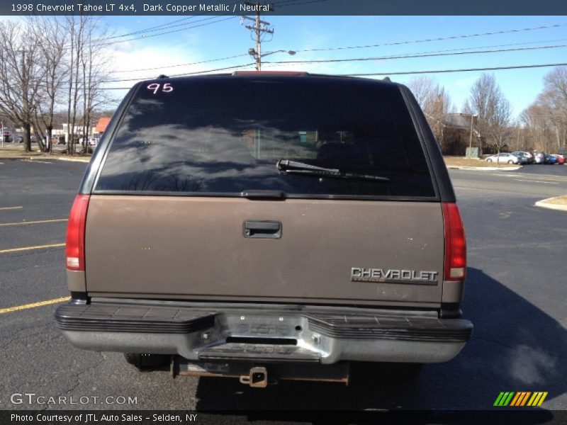 Dark Copper Metallic / Neutral 1998 Chevrolet Tahoe LT 4x4