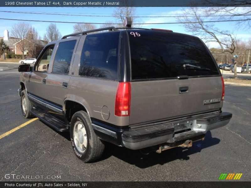 Dark Copper Metallic / Neutral 1998 Chevrolet Tahoe LT 4x4