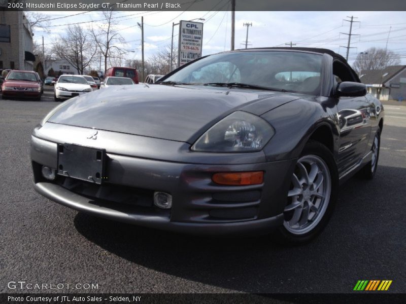 Titanium Pearl / Black 2002 Mitsubishi Eclipse Spyder GT