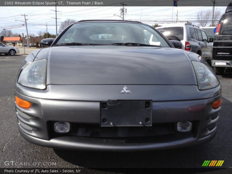 Titanium Pearl / Black 2002 Mitsubishi Eclipse Spyder GT