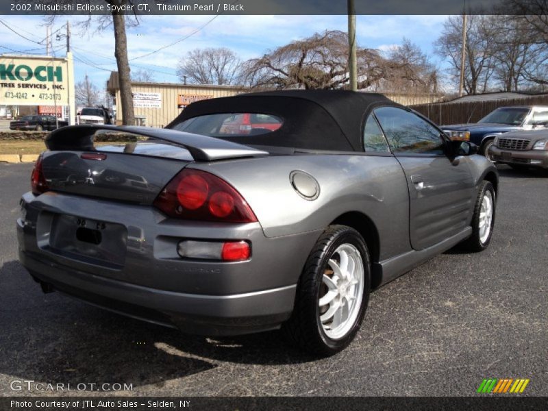 Titanium Pearl / Black 2002 Mitsubishi Eclipse Spyder GT