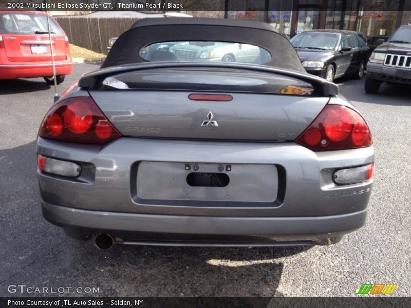 Titanium Pearl / Black 2002 Mitsubishi Eclipse Spyder GT