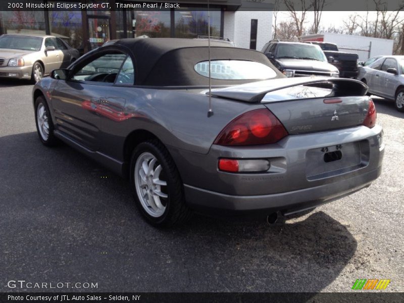 Titanium Pearl / Black 2002 Mitsubishi Eclipse Spyder GT