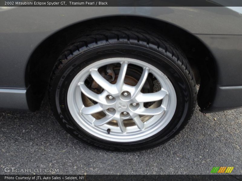 Titanium Pearl / Black 2002 Mitsubishi Eclipse Spyder GT