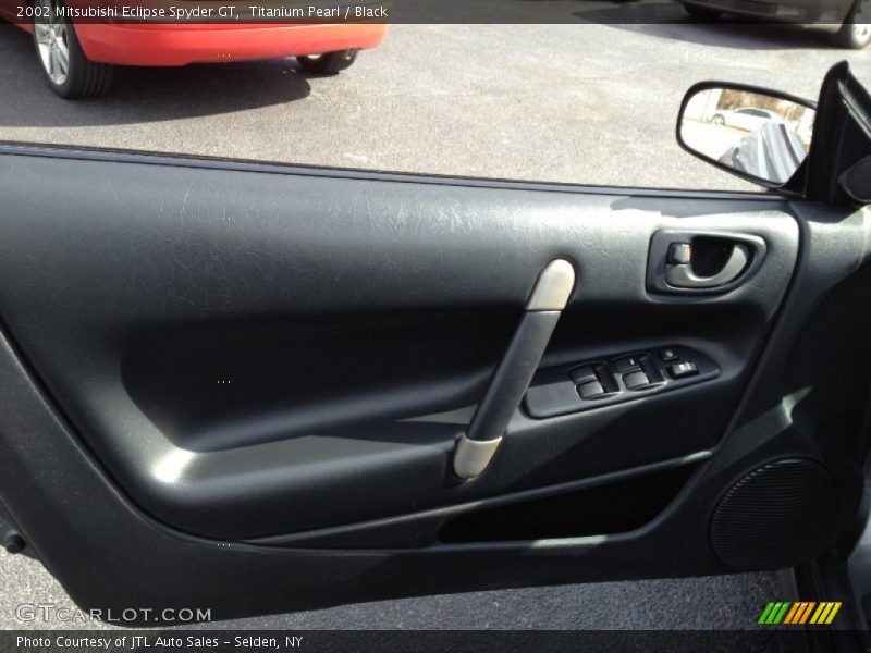 Titanium Pearl / Black 2002 Mitsubishi Eclipse Spyder GT