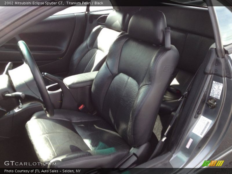Titanium Pearl / Black 2002 Mitsubishi Eclipse Spyder GT
