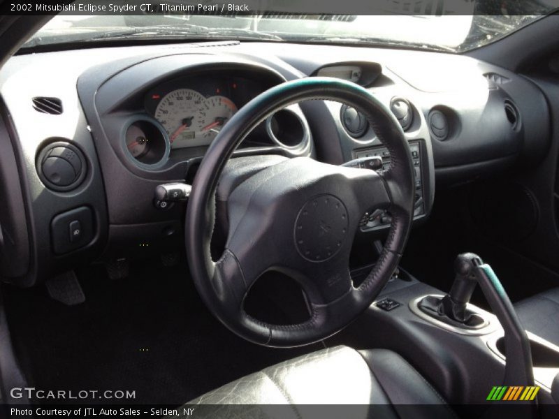 Titanium Pearl / Black 2002 Mitsubishi Eclipse Spyder GT