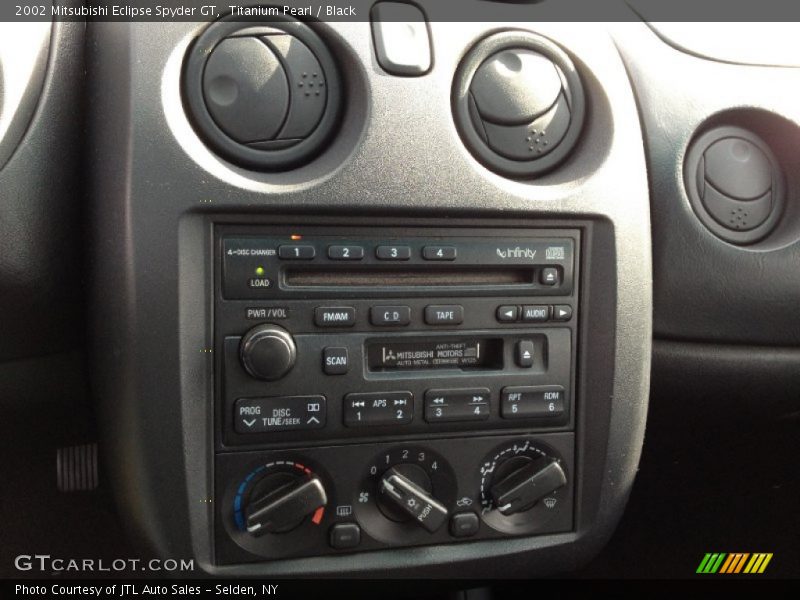 Titanium Pearl / Black 2002 Mitsubishi Eclipse Spyder GT
