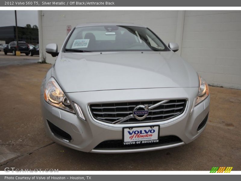 Silver Metallic / Off Black/Anthracite Black 2012 Volvo S60 T5