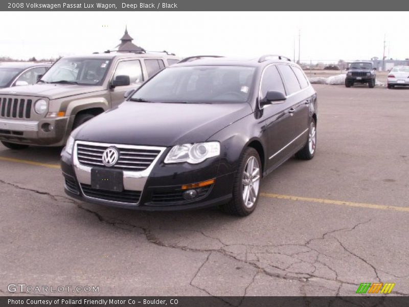 Deep Black / Black 2008 Volkswagen Passat Lux Wagon